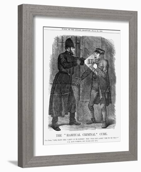 The Habitual Criminal Cure, 1869-John Tenniel-Framed Giclee Print