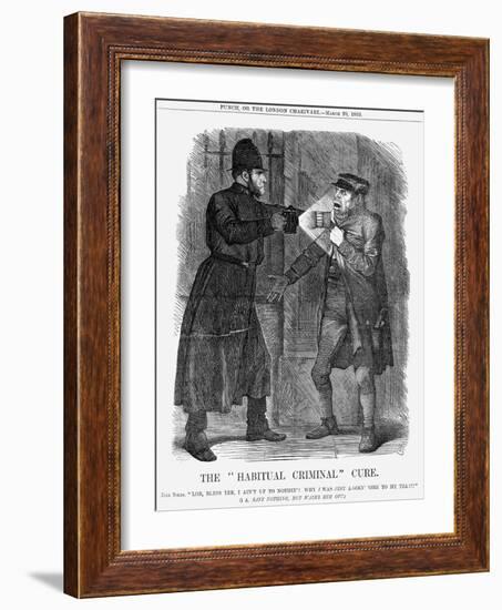 The Habitual Criminal Cure, 1869-John Tenniel-Framed Giclee Print