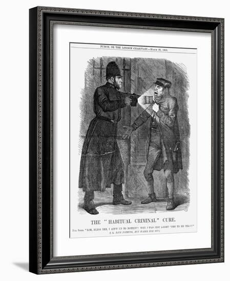 The Habitual Criminal Cure, 1869-John Tenniel-Framed Giclee Print