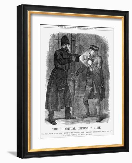 The Habitual Criminal Cure, 1869-John Tenniel-Framed Giclee Print