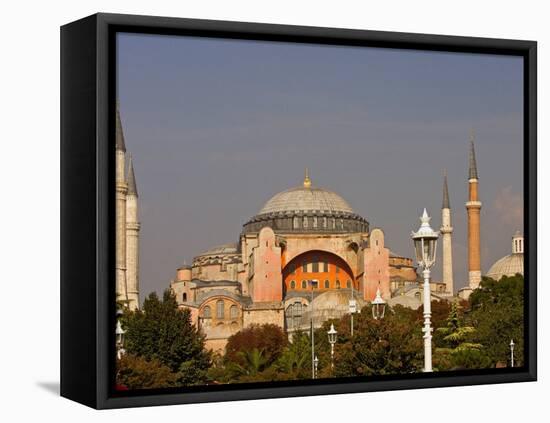 The Hagia Sophia Mosque, Istanbul, Turkey-Joe Restuccia III-Framed Premier Image Canvas