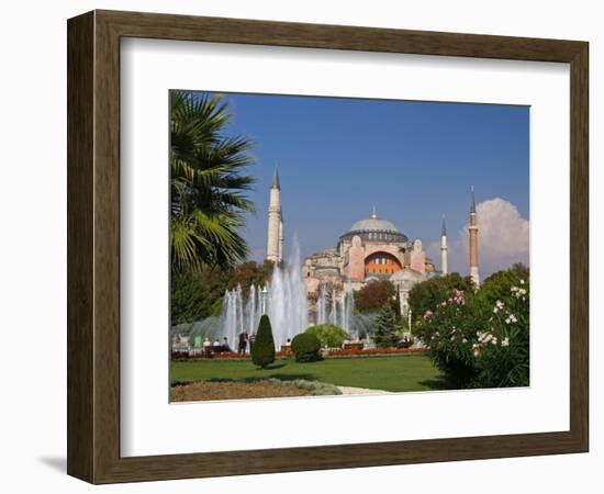 The Hagia Sophia Mosque, Istanbul, Turkey-Joe Restuccia III-Framed Photographic Print