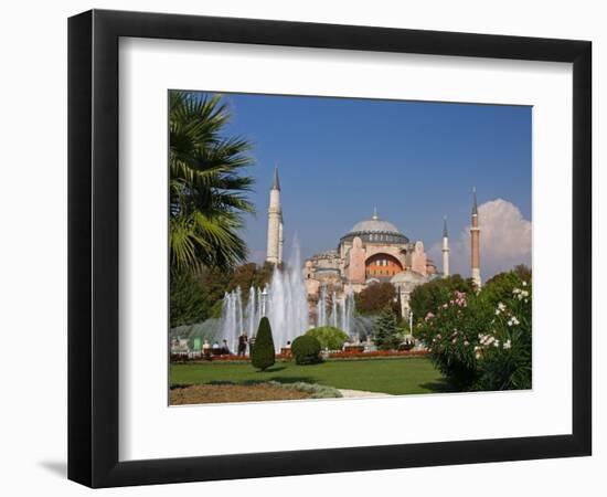 The Hagia Sophia Mosque, Istanbul, Turkey-Joe Restuccia III-Framed Photographic Print