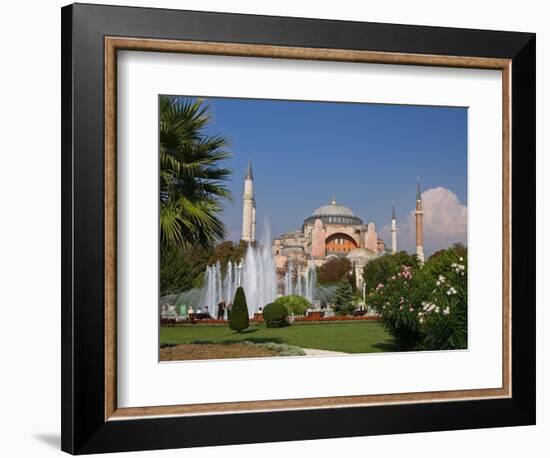 The Hagia Sophia Mosque, Istanbul, Turkey-Joe Restuccia III-Framed Photographic Print