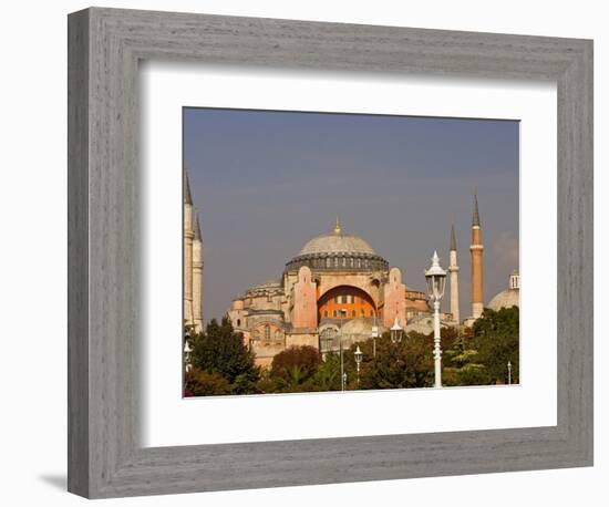 The Hagia Sophia Mosque, Istanbul, Turkey-Joe Restuccia III-Framed Photographic Print