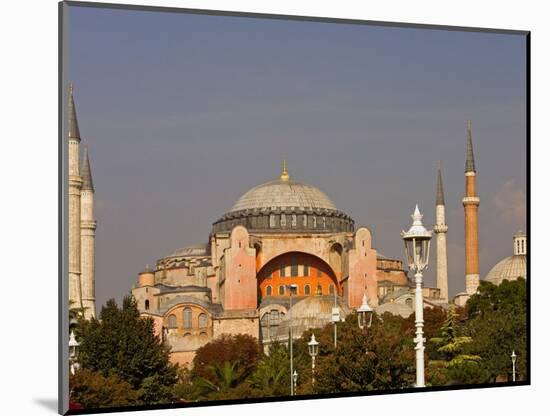 The Hagia Sophia Mosque, Istanbul, Turkey-Joe Restuccia III-Mounted Photographic Print