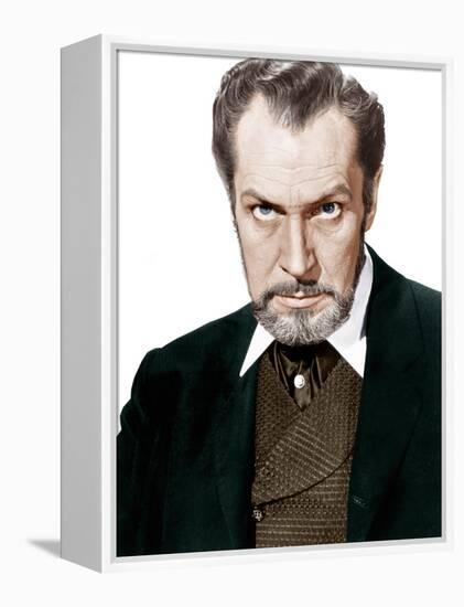 The Hainted Palace, Vincent Price, 1963-null-Framed Stretched Canvas