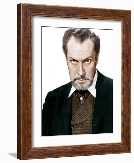 The Hainted Palace, Vincent Price, 1963-null-Framed Photo