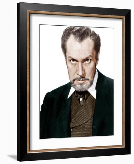 The Hainted Palace, Vincent Price, 1963-null-Framed Photo