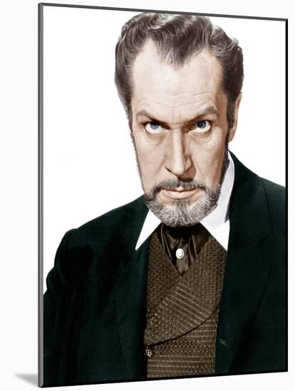 The Hainted Palace, Vincent Price, 1963-null-Mounted Photo