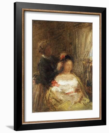 The Hairdresser-Ignace Henri Jean Fantin-Latour-Framed Giclee Print