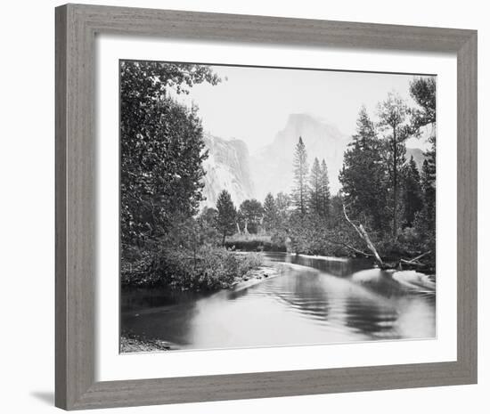 The Half Dome, Yosemite-Carleton E Watkins-Framed Giclee Print