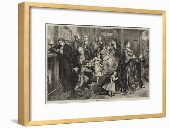 The Half Hour before Dinner-Frederick Barnard-Framed Giclee Print