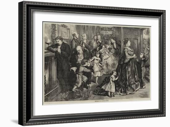 The Half Hour before Dinner-Frederick Barnard-Framed Giclee Print