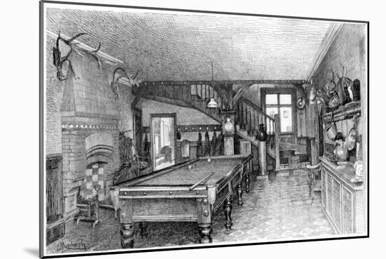 The Hall at Silverbeck, C1880-1882-James Clarke Hook-Mounted Giclee Print