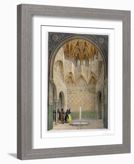 The Hall of the Abencerrages, the Alhambra, Granada, 1853-Leon Auguste Asselineau-Framed Giclee Print