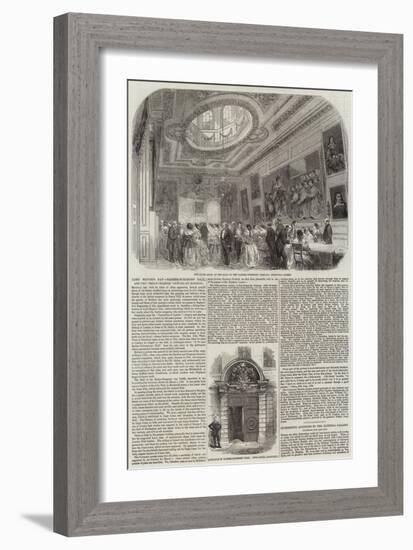 The Hall of the Barber-Surgeons' Company-null-Framed Giclee Print