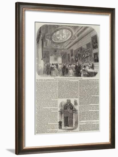 The Hall of the Barber-Surgeons' Company-null-Framed Giclee Print