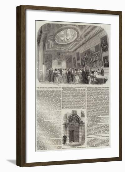 The Hall of the Barber-Surgeons' Company-null-Framed Giclee Print