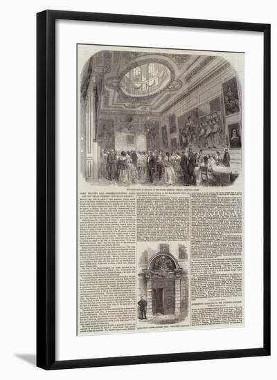 The Hall of the Barber-Surgeons' Company-null-Framed Giclee Print