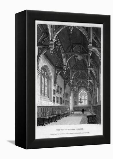 The Hall of Wadham College, Oxford University, 1836-John Le Keux-Framed Premier Image Canvas