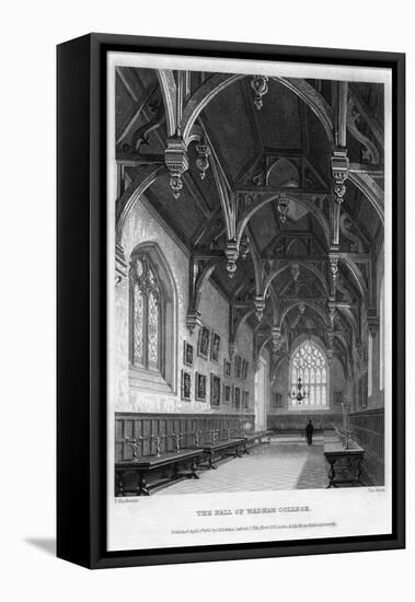 The Hall of Wadham College, Oxford University, 1836-John Le Keux-Framed Premier Image Canvas