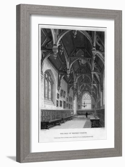 The Hall of Wadham College, Oxford University, 1836-John Le Keux-Framed Giclee Print