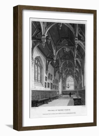 The Hall of Wadham College, Oxford University, 1836-John Le Keux-Framed Giclee Print