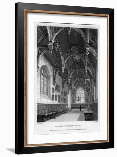 The Hall of Wadham College, Oxford University, 1836-John Le Keux-Framed Giclee Print