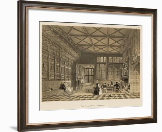 The Hall, Speke, Lancashire-Joseph Nash-Framed Giclee Print