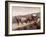 The Halted Stagecoach-Frederic Sackrider Remington-Framed Giclee Print