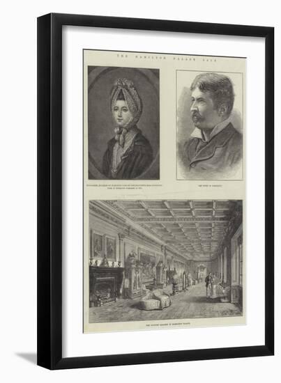 The Hamilton Palace Sale-Frank Watkins-Framed Giclee Print