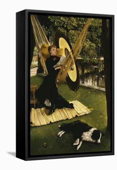 The Hammock-James Tissot-Framed Premier Image Canvas