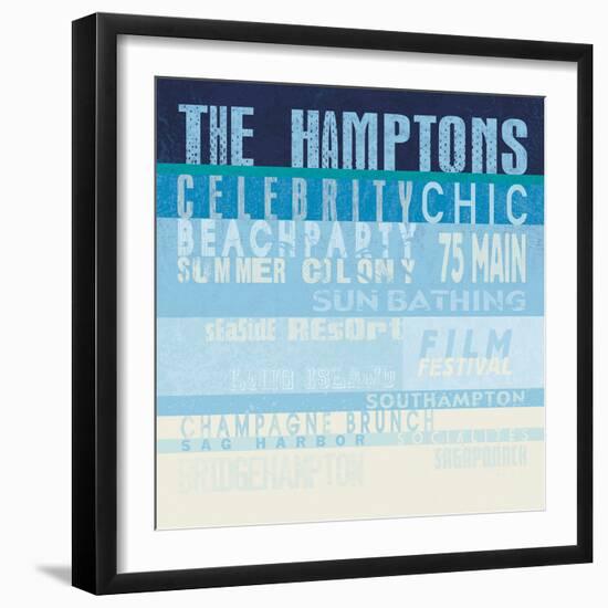 The Hamptons-Tom Frazier-Framed Giclee Print