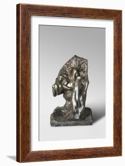 The Hand of God, Modeled 1898, Cast by Alexis Rudier (1874-1952), 1925 (Bronze)-Auguste Rodin-Framed Giclee Print