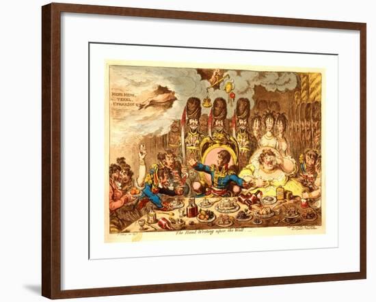 The Hand-Writing Upon the Wall-null-Framed Giclee Print