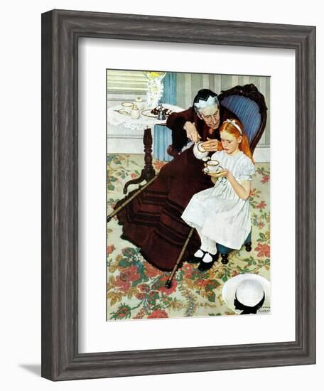 "The Handkerchief", January 27,1940-Norman Rockwell-Framed Giclee Print