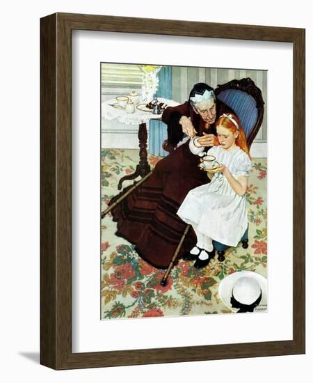 "The Handkerchief", January 27,1940-Norman Rockwell-Framed Giclee Print