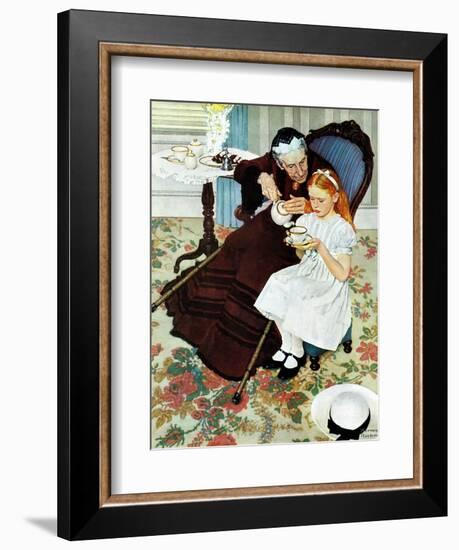 "The Handkerchief", January 27,1940-Norman Rockwell-Framed Giclee Print