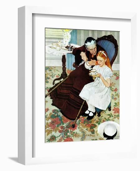 "The Handkerchief", January 27,1940-Norman Rockwell-Framed Giclee Print