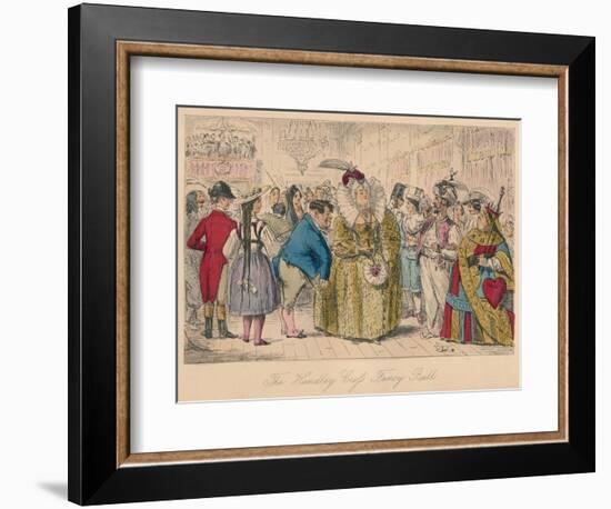 'The Handley Cross Fancy Ball', 1854-John Leech-Framed Giclee Print