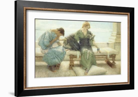 The Handmaiden-Sir Lawrence Alma-Tadema-Framed Premium Giclee Print