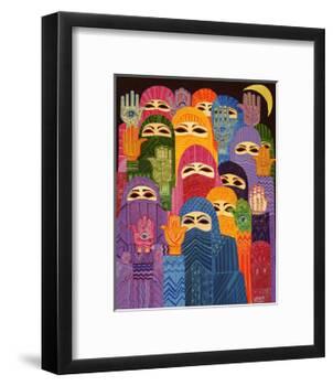 The Hands of Fatima, 1989-Laila Shawa-Framed Giclee Print