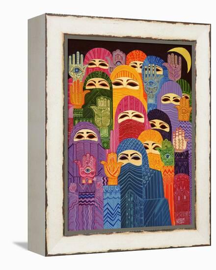 The Hands of Fatima, 1989-Laila Shawa-Framed Premier Image Canvas