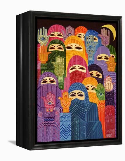 The Hands of Fatima, 1989-Laila Shawa-Framed Premier Image Canvas