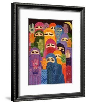 The Hands of Fatima, 1989-Laila Shawa-Framed Giclee Print