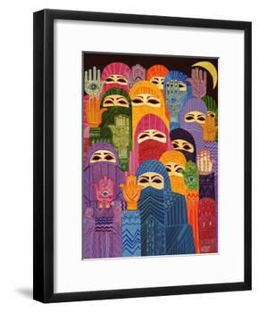 The Hands of Fatima, 1989-Laila Shawa-Framed Giclee Print