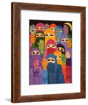The Hands of Fatima, 1989-Laila Shawa-Framed Giclee Print