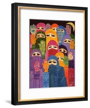 The Hands of Fatima, 1989-Laila Shawa-Framed Giclee Print