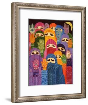 The Hands of Fatima, 1989-Laila Shawa-Framed Giclee Print